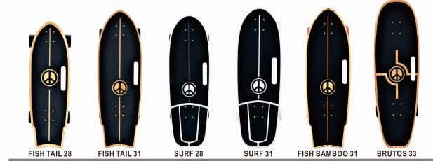 How do I choose a Size for my surf skate?